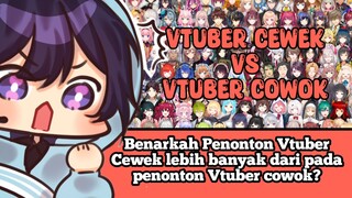 Benarkah Penonton Vtuber Cewek lebih banyak dari pada penonton Vtuber cowok?