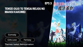 Tensei Oujo to Tensai Reijou no Mahou Kakumei Episode 3 Subtitle Indo