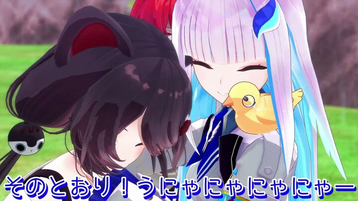 Liz dan A-bed bermain bersama dan Anjie merasakan perlakuan berbeda [Rainbow Club MMD]