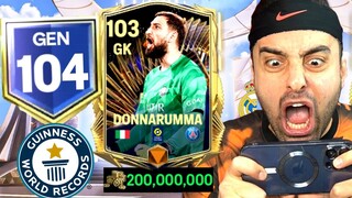 104 GEN OLDUK DÜNYA REKORU 😱 103 OYUNUN EN İYİSİ ÇIKTI ! EA FC MOBİLE 24 PAKET AÇILIMI !