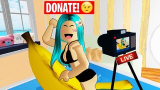 pretending to be a hot tub streamer in roblox