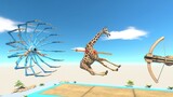 Tentacle Alien Catches Prey - Animal Revolt Battle Simulator