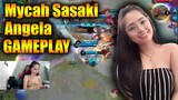 MYCAH SASAKI SUPPORT ANGELA GAMEPLAY !! | Mobile Legends