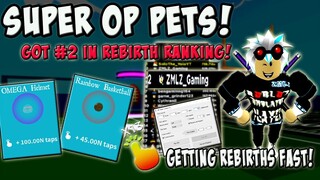 GOT ON THE LEADER BOARD IN JUST 1 DAY OF PLAYING TAPPING SIMULATOR & GOT THE BEST RARITY PET IN GAME