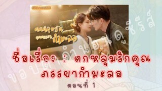 ตกหลุมรักคุณภรรยากำมะลอ ตอนที่ 1