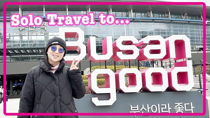 Solo Travelling to Busan - Train to Busan, Cafe, Gunam-ro | Korea Vlog 30 (4K)