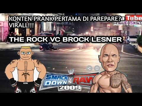 SMACKDOWN,BERENTAM KOCAK DI LAMPU MERAH PART 2.. NGAKAK PARAH [[PRANK KOCAK]]