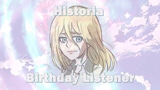 Historia x Birthday Listener (F4M) [Attack on Titan] {Girlfriend Roleplay ASMR}