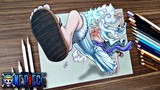 Speed Drawing Luffy Gear 5 in 3D [ One Piece Mangá ]