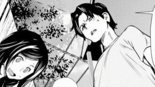 【?】The wife next door climbed over the wall, but got stuck by the thunder😭