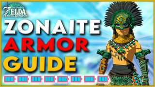 How to get the Zonaite Armor Set in Tears of the Kingdom (Doubles Battery Duration)