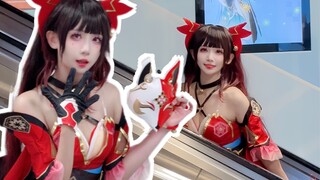 上海欢愉地铁！花火陪我坐电梯！！