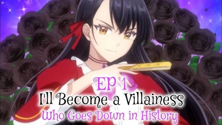 I’ll Become a Villainess Who Goes Down in History Episode 1 Hindi dubbed | Anime Wala