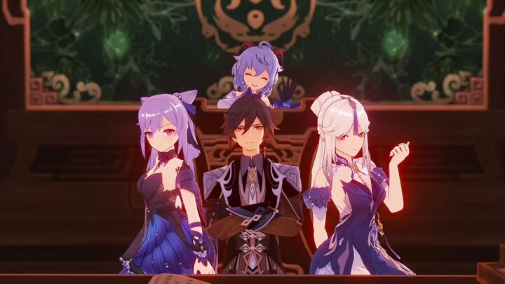 Genshin Impact Opening | Demon Slayer ED {Zankyou Sanka} (NOT MINE ALERT)