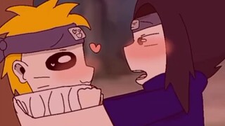 old meme sasunaru be like:made by (SASUNARUMARRIED)#sasugay