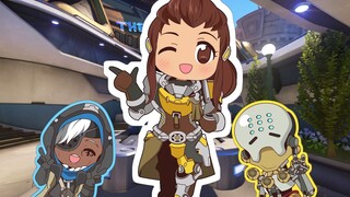 【Overwatch】 Brigitte, người đã trở thành thần tượng 【đang hộ tống mục tiêu giao hàng】