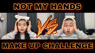 NOT MY HANDS CHALLENGE (MAKE UP EDITION) LAUGHTRIP! #VLOG7