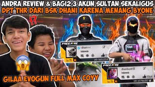 INI DIA 3 AKUN SULTAN THR DARI MENANG BYONE FF VS BSK DHANI! BOCIL GARENA MALAH IKUTAN MINTA😭