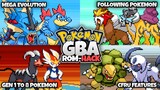 New Pokemon GBA Rom Hack 2022 With CFRU Features, Mega Evolution, Gen 1 to 8, Following Pokemon!