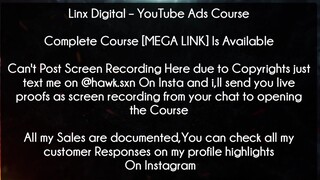 Linx Digital Course YouTube Ads Course download