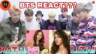 BTS REACTS TO KATHRYN BERNARDO VS LIZA SOBERANO FACEOFF!!????