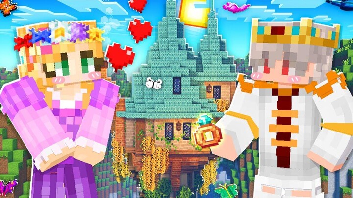 เมื่อ! พี่หวานกับพี่กานต์ หลุดเข้ามาในโลกของการ์ตูน ราพันเซล! (Minecraft สตอรี่)