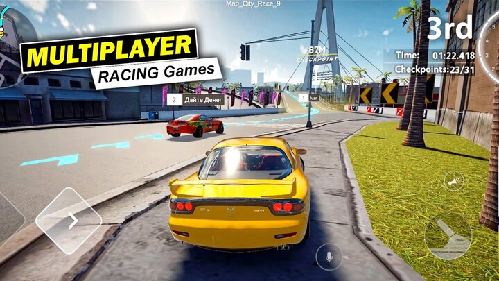 Top 5 Multiplayer Racing Games for Android 2022! | Best Multiplayer Car Racing Games