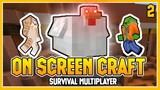 [ ON SCREEN CRAFT ] - CHICKEN GOD | Pinoy Server | Tagalog Survival Multiplayer SMP - episode 2