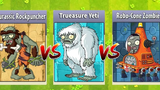 Rockpuncher & Robo-Cone & Yeti Zombie - Plants vs Zombies 2 battlez