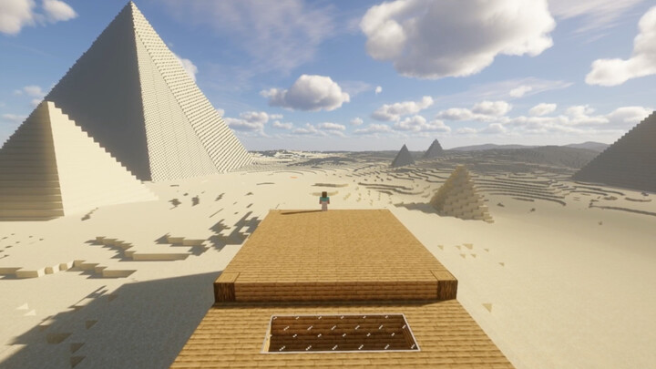 When I asked my friend to pile up some sand…