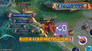 Kuda Liar Lepas Kendali di Land of Down🔥