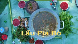 Ăn Nồi lẩu Pịa Bò Ngoài Cánh Đồng/ Hoàng Việt Tây Bắc