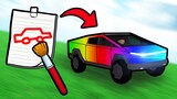 Drawing a MAX LEVEL CAR in Roblox!