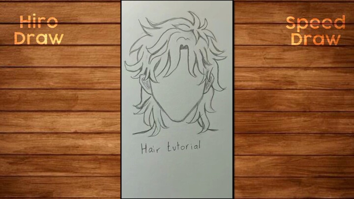 How To Draw Anime Hair Style Part 2【 Speed DRAW 】Drawing Anime