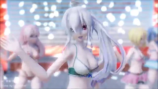 MMD อิกกิ โทเซ็น << ลูก้า ริน ฮาคุ กุมิ มิกุ >>