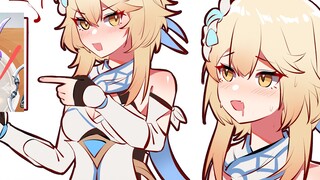 [Rút bài Genshin Impact] Thằn lằn da: Hahahahahaha!!!!
