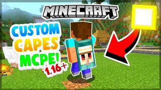 How To Get Custom Capes For MCPE 1.16+ | Better Cape And Elytra For Minecraft PE 1.16+ | 2021