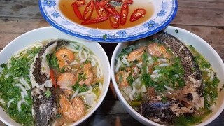 Bánh canh cá lóc đồng. Khai trương cần câu được mớ cá lóc - Bin Đen Miền Tây # 226