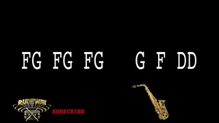 Roddy Ricch The Box Alto Sax notes