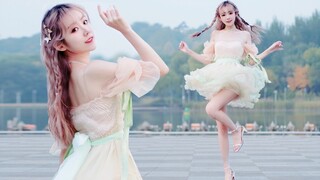 Cover| สาวสวยเต้นเพลง"summer time" ในสวนสาธารณะ|ทั้งสวยทั้งอ่อนหวาน