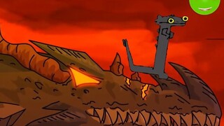 Toothless dances but tank animation