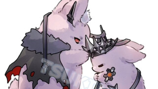 【明日方舟】他为她戴上了黑王冠【绘画过程】