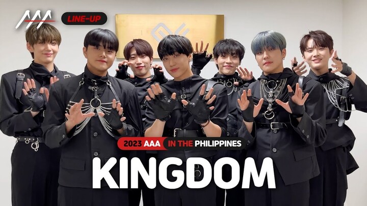 (SUB) [LINE-UP] 그룹 #KINGDOM #킹덤  | 2023 Asia Artist Awards IN THE PHILIPPINES #AAA #2023AAA