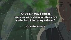 Kita punya cinta, tapi Allah punya aturan