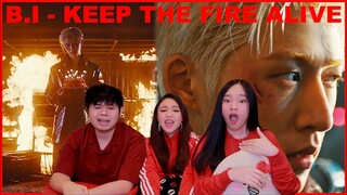 B.I 비아이 - KEEP THE FIRE ALIVE (COSMOS Message Film #1) REACTION 🔥 | SIBLINGS REACT