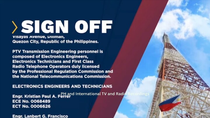 PTV 4 Manila Sign off October 11 2025