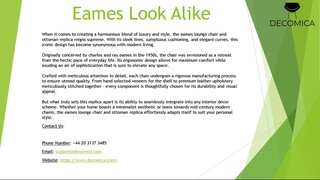 Eames Look Alike