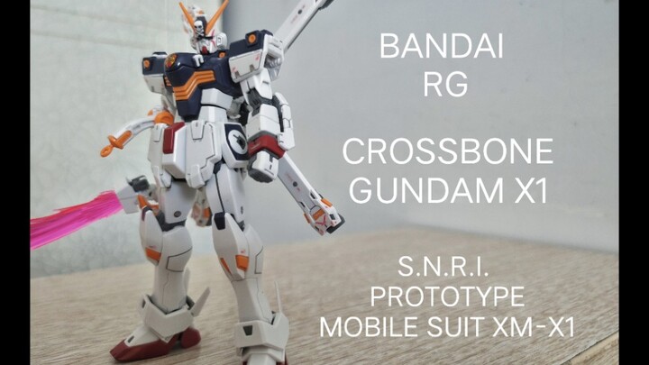 【拼装过程】万代 RG CROSSBONE GUNDAM X1 海盗高达 拼装过程分享