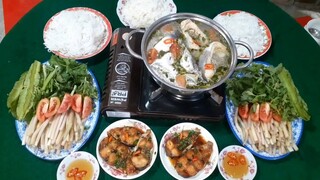 Cá Tra Bè Nấu Lẩu Ngó Sen Thơm Ngon Đến Giọt Cuối Cùng| TKQ & Family T545