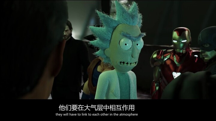 Rick joins forces with various superheroes to fight the coronavirus! One Punch Man, Sonic the Hedgeh